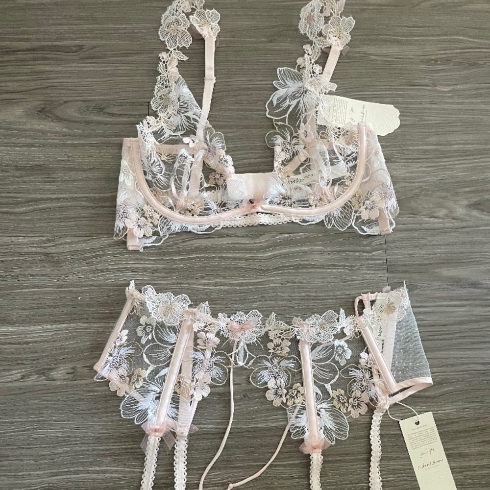 For Love and Lemons Bra and Garter Belt - Picture 9 of 12